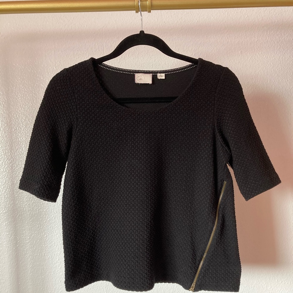 Anthropologie Postmark Blouse with Zipper Detail - Picture 2 of 4